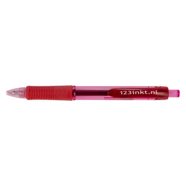 Gel pen | 0.5mm | red | 123ink | 10-pack 301165 - 1