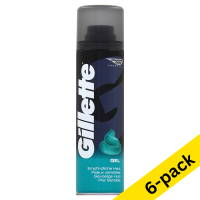 Gillette shaving gel for sensitive skin, 200ml (6-pack) SGI00111