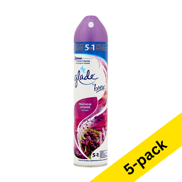 Air freshener 300ml | Glade Brise Lavender | 5-pack SGL00064 - 1