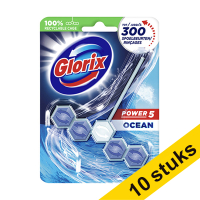 Glorix Power 5 Ocean toilet block, 55g (10-pack)