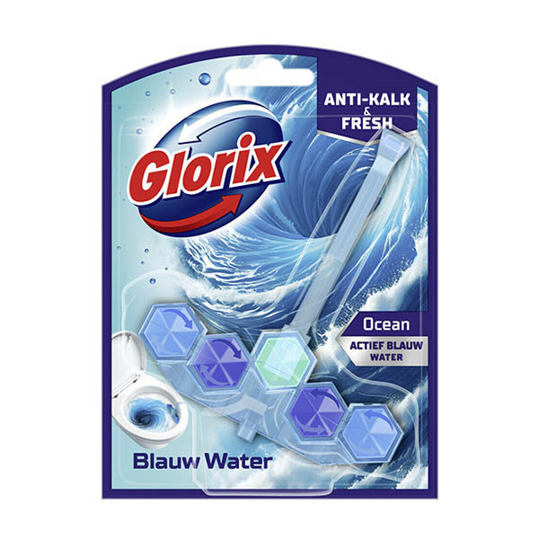 Toilet block 48g | Glorix Active Blue Water Ocean SGL00085 - 1