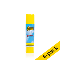 Glue stick 10g | 123ink | 6-pack 300566