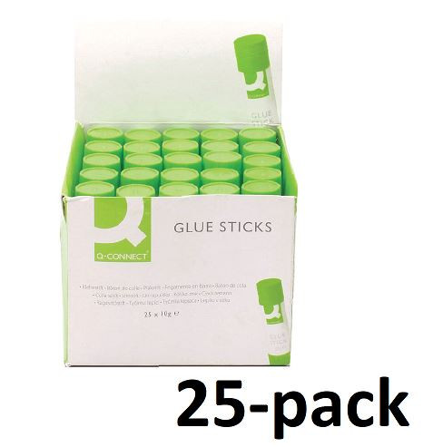 Glue stick 10g | Q-Connect KF10504 | 25-pack 500555 - 1