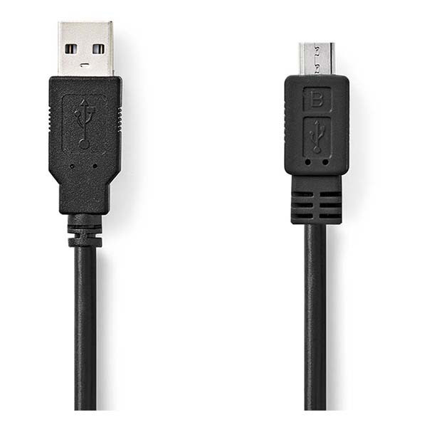 USB-A to Micro USB cable (1m, USB 2.0) | Goobay N010201013 - 2