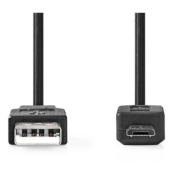 USB-A to Micro USB cable (1m, USB 2.0) | Goobay N010201013 - 3