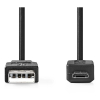 USB-A to Micro USB cable (1m, USB 2.0) | Goobay N010201013 - 3