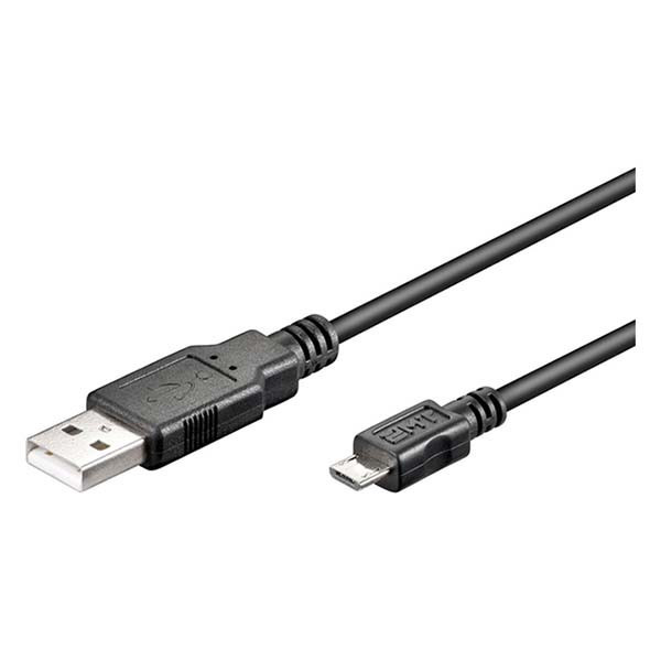 USB-A to Micro USB cable (3m, USB 2.0) | Goobay N010201015 - 2