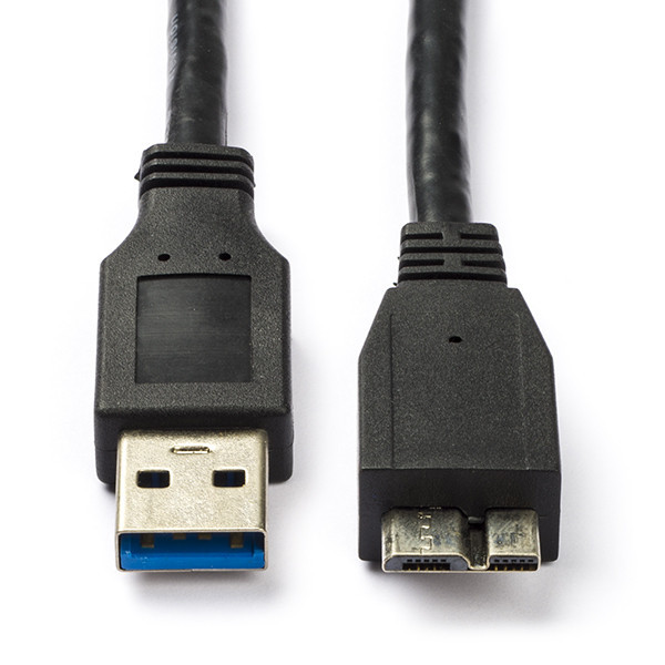 Goobay black USB-A to Micro-B cable, 1m K010214092 - 1