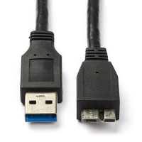 Goobay black USB-A to Micro-B cable, 1m K010214092