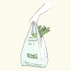 ​​​​​​​Bin bag (21L) compostable reusable handy bags | Green Aware | 10-pack IE000309 - 4