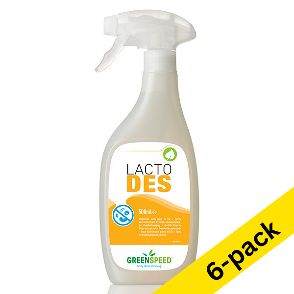 All-purpose cleaning spray 500ml | Greenspeed Lacto Des | 6-pack SGR00079 - 1
