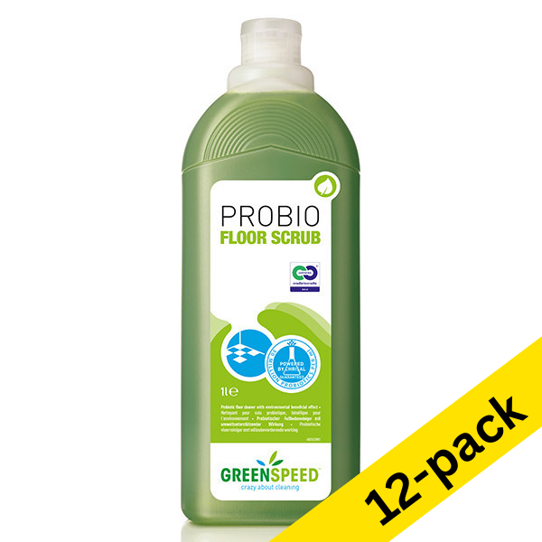 Floor cleaner 1L | Greenspeed Probio Floor Scrub | 12-pack SGR00076 - 1