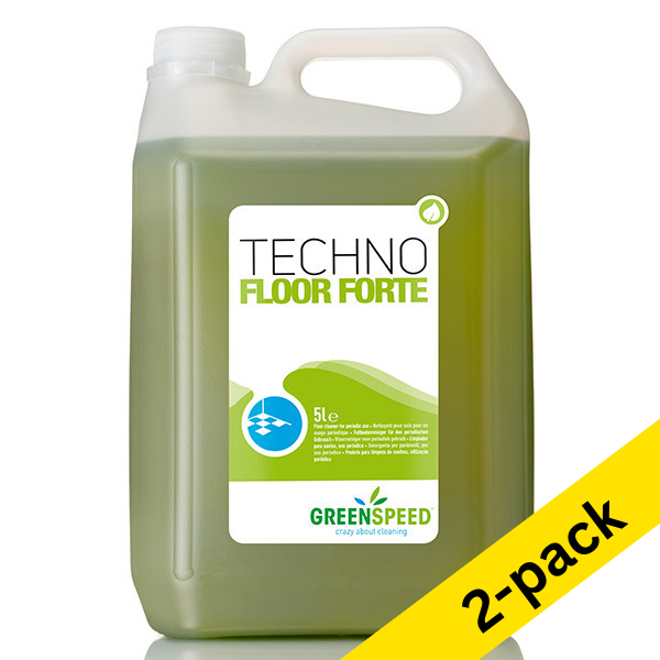Floor cleaner 2L | Greenspeed Techno Floor Forte | 2-pack SGR00038 - 1