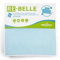 Microfibre cloth 40cm x 40cm | blue | Greenspeed Re-Belle | 5-pack SGR00019