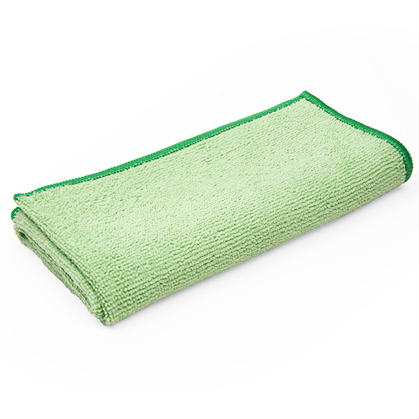 Microfibre cloth 40cm x 40cm | green | Greenspeed Element | 10-pack SGR00007 - 1