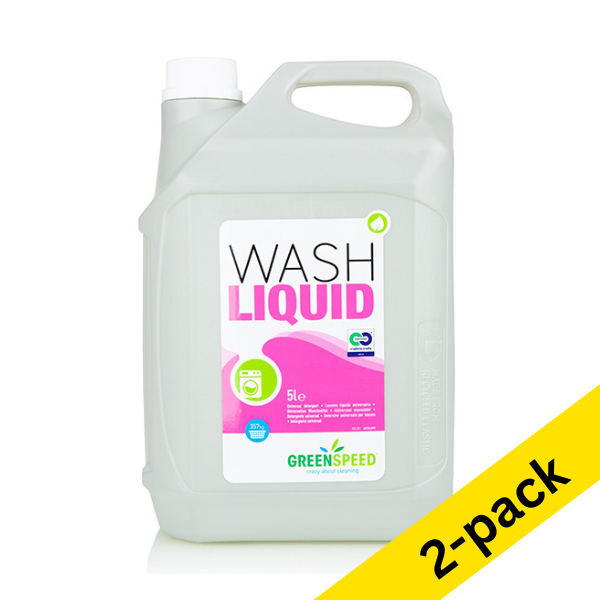 Greenspeed Wash Liquid liquid detergent, 5 litres (2-pack)  SGR00064 - 1