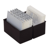 HAN A5 black index card box HA-975-13 218026
