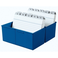 HAN A6 blue index card box HA-976-14 218036