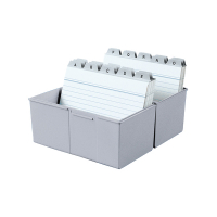 HAN A6 light grey index card box HA-976-11 218032