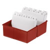 HAN A6 red index card box HA-976-17 218038 - 3