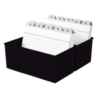 HAN A7 black index card box HA-977-13 218042