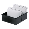 HAN A7 black index card box HA-977-13 218042 - 3