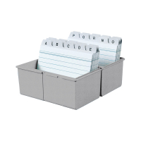 HAN A7 light grey index card box HA-977-11 218040