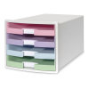 HAN Allison Impuls assorted colour drawer unit (4 drawers) 056799 - 1