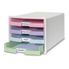 HAN Allison Impuls assorted colour drawer unit (4 drawers) 056799 - 4