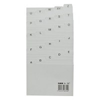 HAN grey tab card, 105mm x 70/80mm (1-pack) HA-987 206788