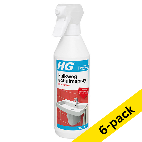 Limescale foam spray 500ml | HG 3X Stronger | 6-pack SHG00360 - 1