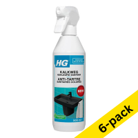 HG colored sanitary ware limescale remover, 500ml (6-pack)