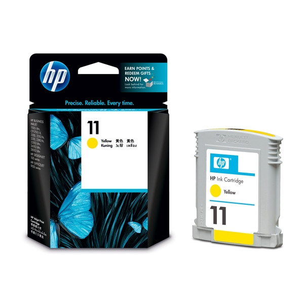 HP 11 (C4838A/AE) yellow ink cartridge (original HP) C4838AE 030410 - 1
