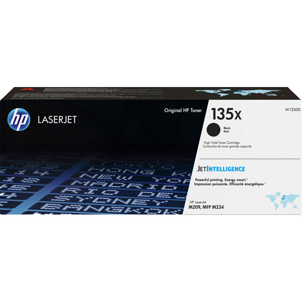 HP 135X (W1350X) high-capacity black toner (original HP) 055496 - 1