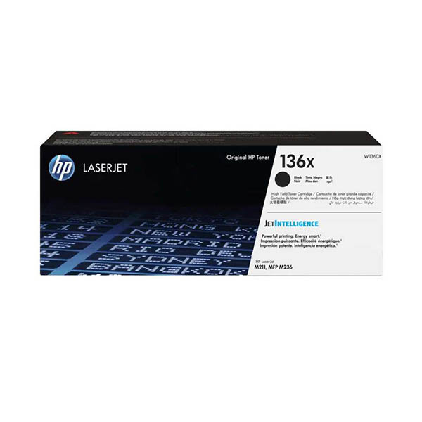 HP 136X (W1360X) high capacity black toner (original HP) 133102 - 1