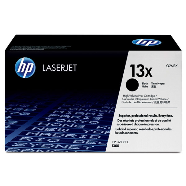 HP 13X (Q2613X) high capacity black toner (original HP) Q2613X 033080 - 1