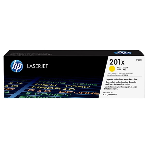 HP 201X (CF402X) high-capacity yellow toner (original HP) 054864 - 1