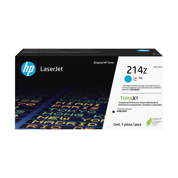 HP 214Z (W2141Z) ultra high-capacity cyan toner (original HP) 133070 - 1