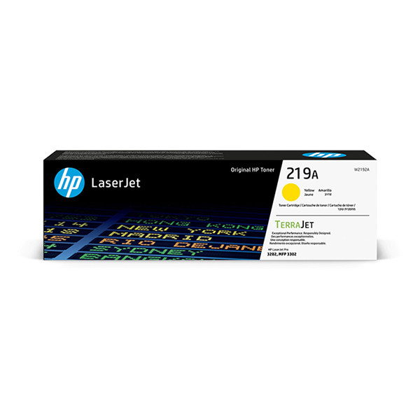 HP 219A (W2192A) yellow toner (original HP) W2192A 093340 - 1