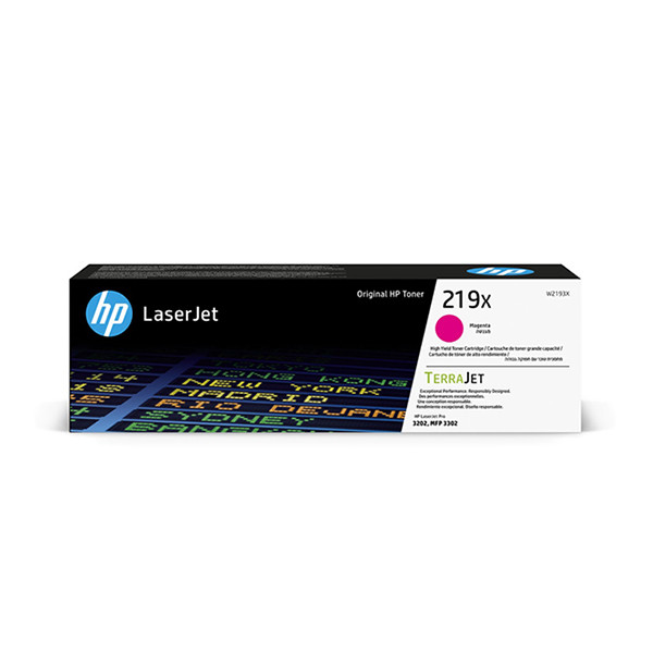 HP 219X (W2193X) high capacity magenta toner (original HP) W2193X 093346 - 1