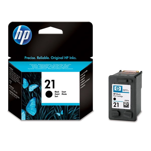 HP 21 black ink cartridge, original (C9351A/AE) |