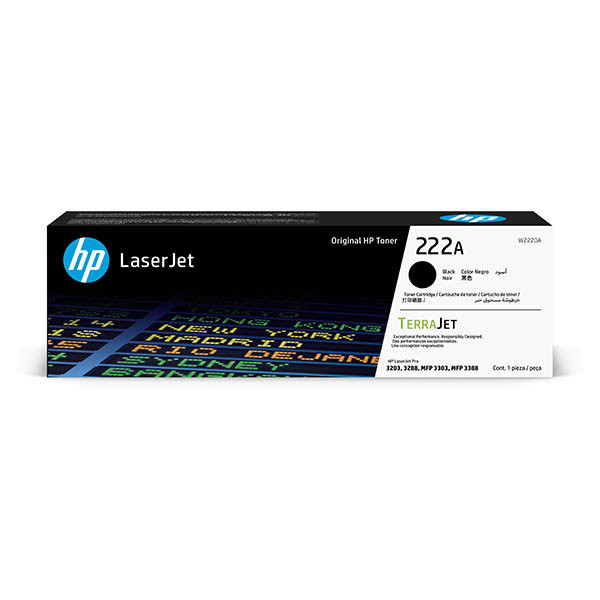 HP 222A (W2220A) black toner (original HP) 093352 - 1