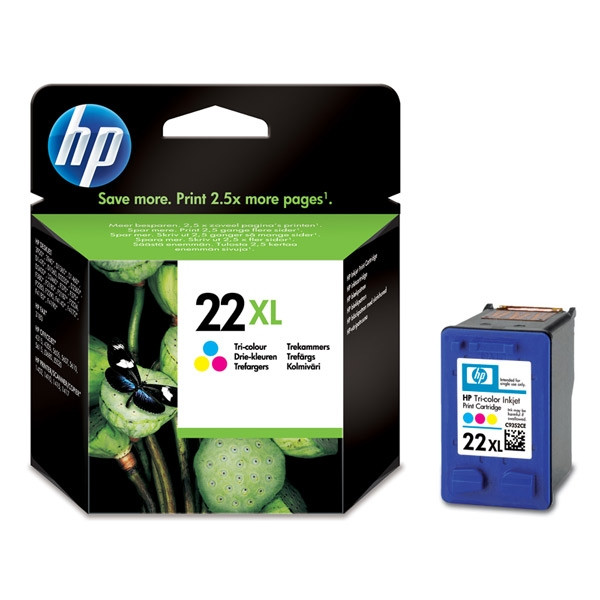 HP 22XL (C9352CE) colour ink cartridge (original HP) C9352CE 044028 - 1