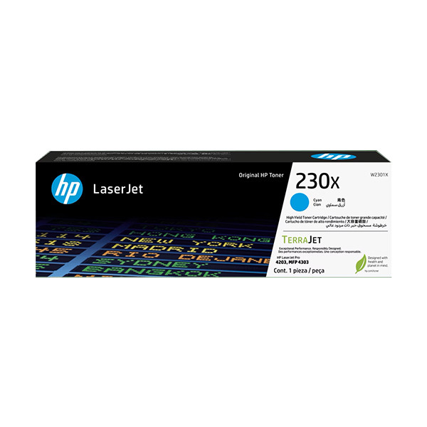 HP 230X (W2301X) high-capacity cyan toner (original HP) 133062 - 1