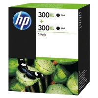 HP 300XL (D8J43AE) high-capacity black ink cartridge 2-pack (original HP) 044332