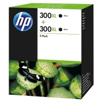 HP 300XL (D8J43AE) high capacity black ink cartridge 2-pack (original HP) D8J43AE 044332