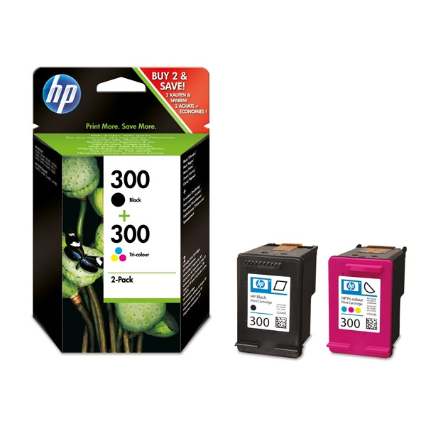 HP 300 (CN637EE) black and colour 2-pack (original HP) CN637EE 054022 - 1