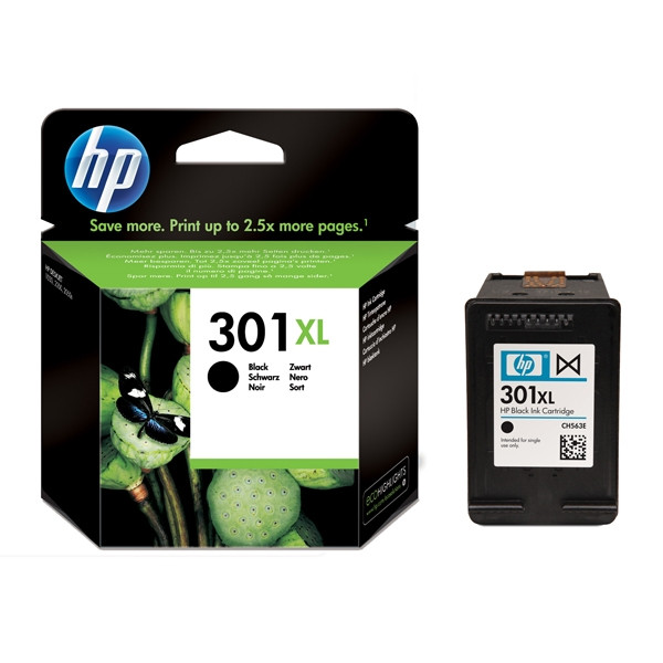 HP 301XL (CH563EE) high capacity black ink cartridge (original HP) CH563EE 044034 - 1