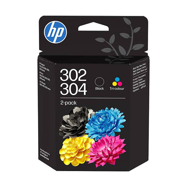HP 302/304 (B82L1AE) black + colour ink cartridge 2-pack (original HP) 055630 - 1