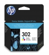 HP 302 (F6U65AE) colour ink cartridge (original HP)